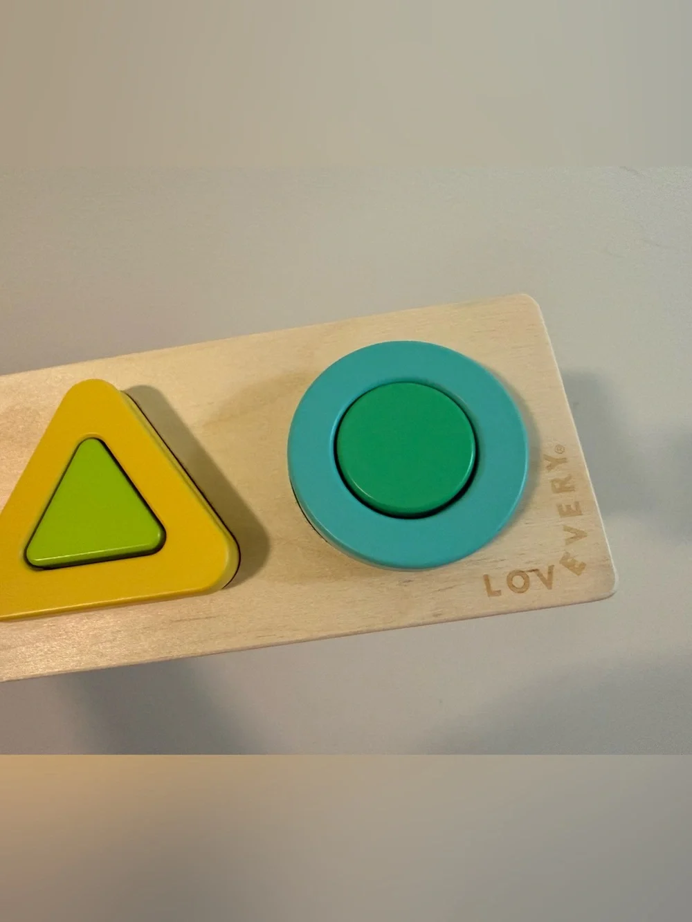 LOVEVERY Wooden Shape Sorting Toy